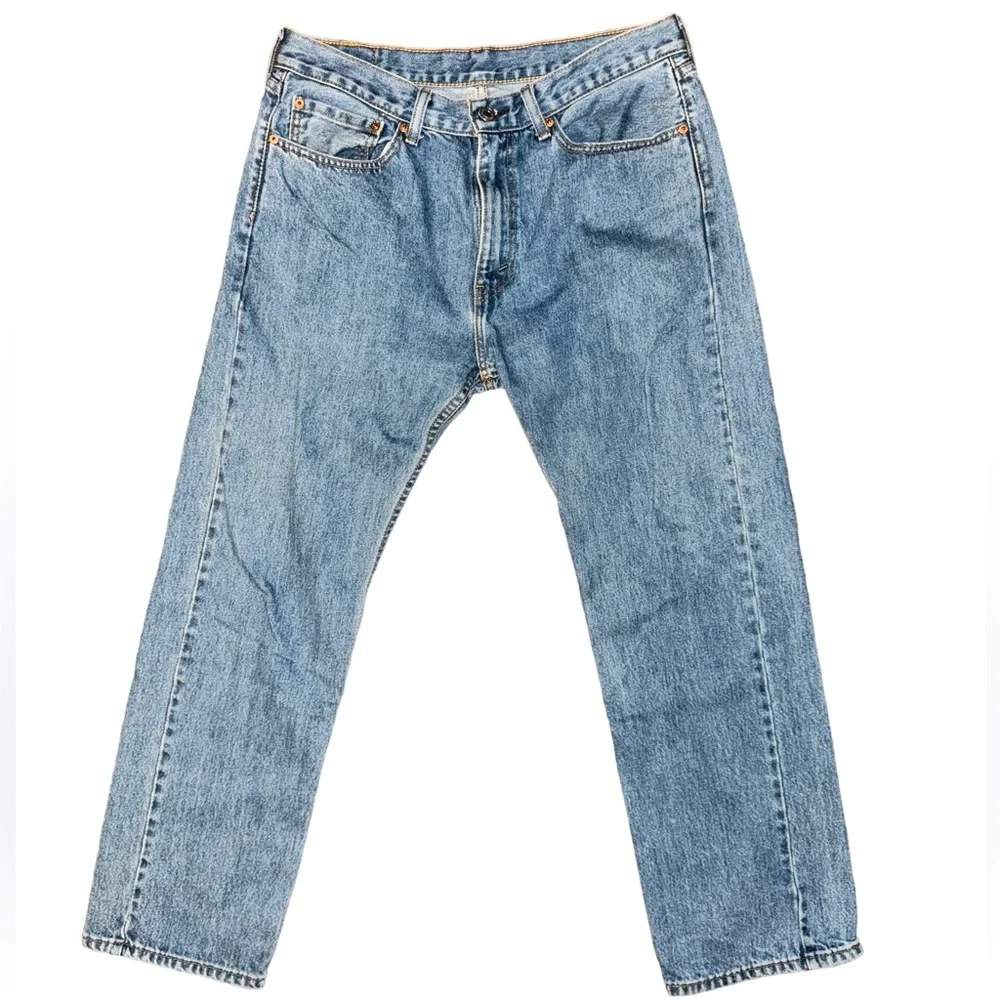 Levi’s 505 Relaxed Fit Straight Leg Jeans Men’s 34X30 - Picture 1 of 6